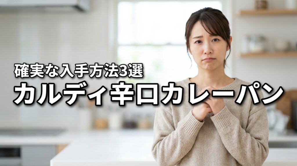 カルディのカレーパン辛口売ってない？品薄の理由と確実に手に入れる3つの方法