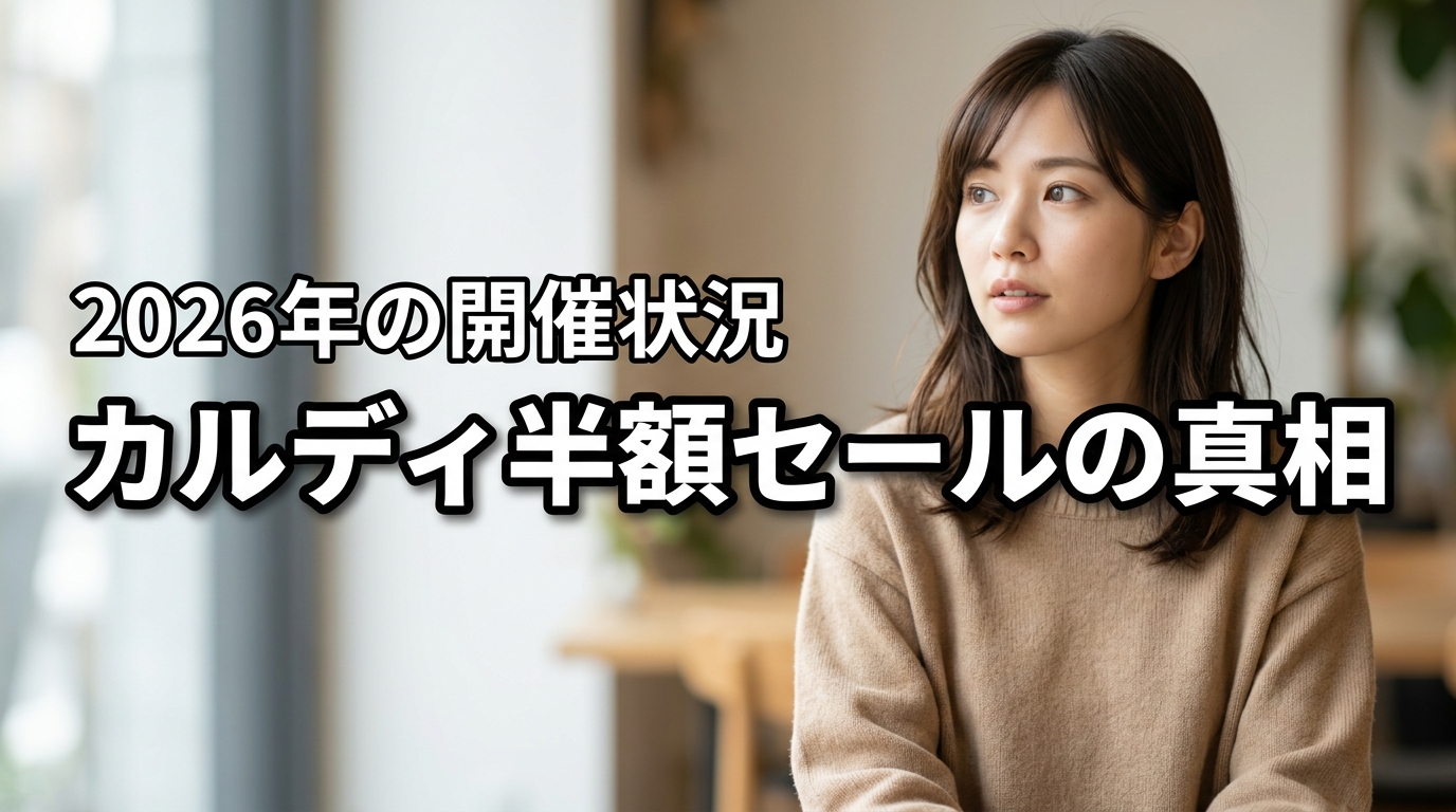 カルディの半額セールがなくなったって本当?2026年の開催状況と真相を調査!