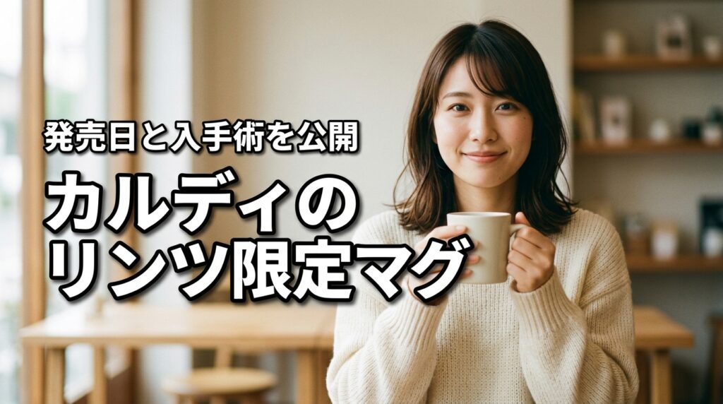 2026年カルディのリンツ限定マグカップを完売前に！発売日と入手術を公開
