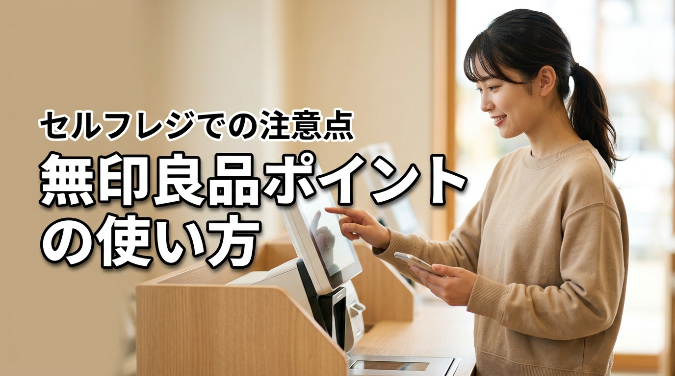 無印良品ポイントの使い方をセルフレジで解説！新制度の注意点や仕組みとは