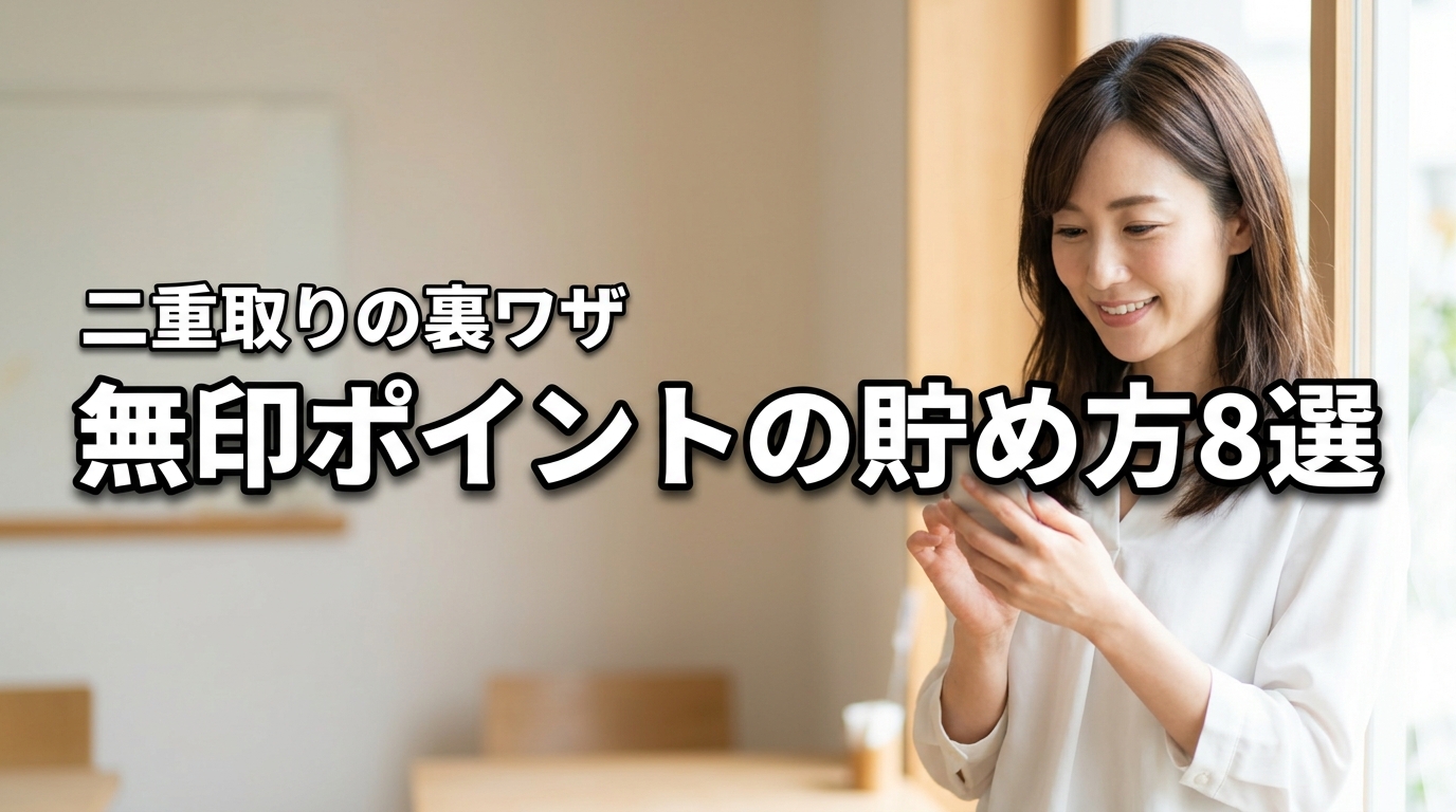 無印良品アプリのポイントの貯め方8選!二重取りで還元率を最大化する裏ワザ
